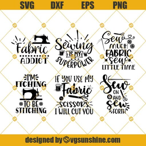 Sewing Svg Bundle, Sewing Svg, Sewing Machine Svg, Crochet Svg, Fabric Svg, Sewing Png Dxf Eps
