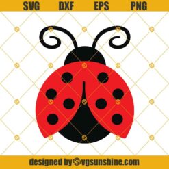 Ladybug Svg, Ladybug Vector, Bug Clipart, Ladybug Cutting, Nature, Cute Bug Svg, Ladybug Shape, Ladybug Silhouette