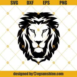Lion Svg, Lion Svg File For Cricut, Lion Svg Designs, Lion Svg Cut File, Lion Silhouette Svg, Lion Clipart, Lion Svg Shirts, Lion Head Svg