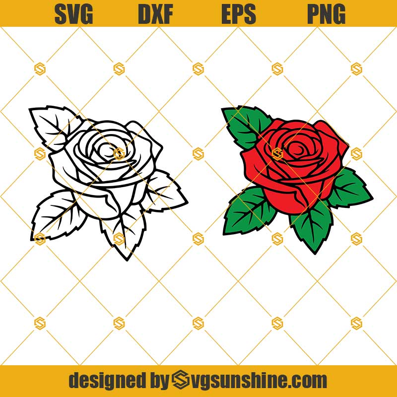 60 ROSE SVG Bundle ROSES Svg Bundle Rose Clipart Svg cut files for Cricut  Flowers Keychain Svg files for cricut rose silhouette Rose vector