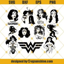 Wonderwoman Svg Bundle, Wonder Women Svg, Wonderwoman Logo Svg, Wonderwoman Png, Princess Diana Svg, Bat Man Svg