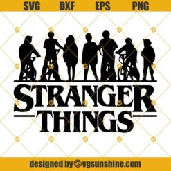Stranger Things Svg Png Dxf Eps Cut File For Cricut And Silhouette