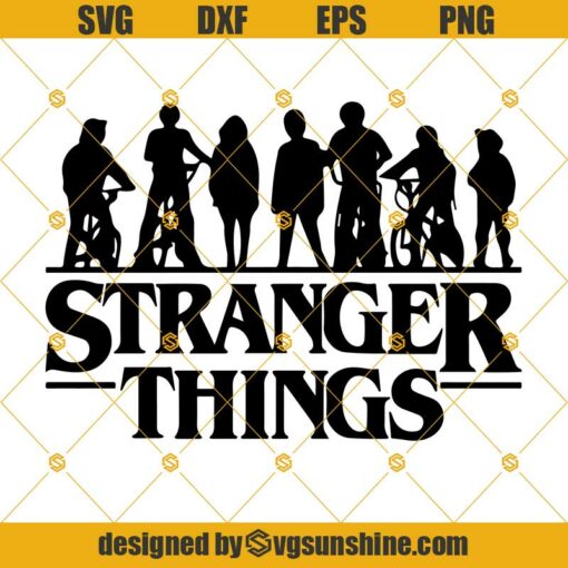 Stranger Things Svg Png Dxf Eps Cut File For Cricut And Silhouette ...