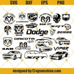 Dodge Vector Bundle, Dodge Viper Vector, Mopar Vector, Dodge Ram Vector, Racing SVG, Dodge Tshirt Design, Dodge Cutting Files