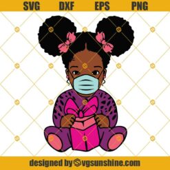 Peekaboo Baby With Face Mask Svg, Baby Girl Svg, Afro baby Svg, Peekaboo Baby Svg, Baby hold gift, Afro Girl Svg Png Dxf Eps