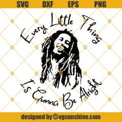 Bob Marley SVG, King Of Reggae SVG PNG EPS DXF File