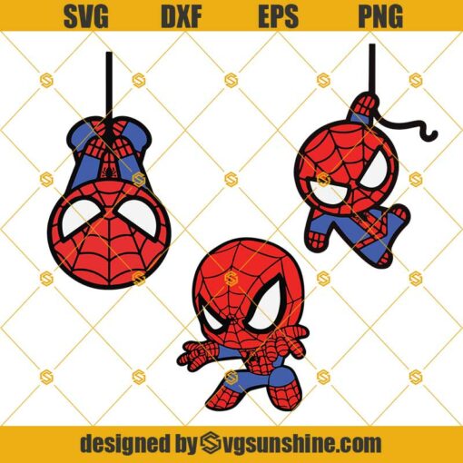 Spider Man Bundle Svg Dxf Eps Png Cut Files Clipart Cricut Silhouette