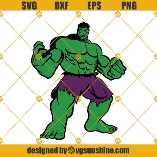 Green Superhero SVG, Green Monster SVG, Incredible Superhero SVG, Hulk SVG PNG DXF EPS