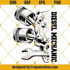 Diesel Mechanic Svg, Mechanic Dad Svg, Father’s Day Svg Png Dxf Eps Digital Download