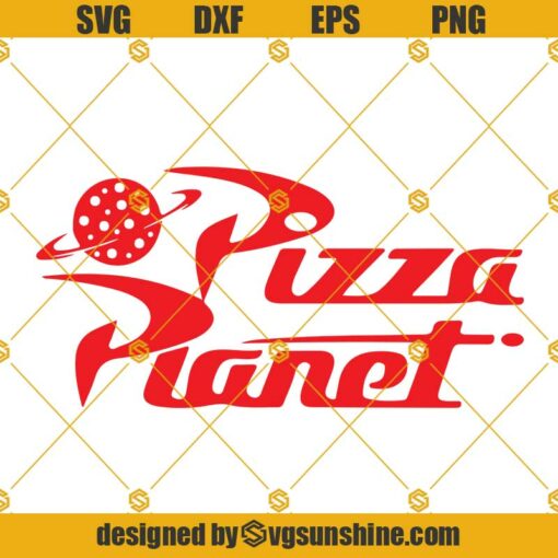 Pizza Planet SVG, Pizza Planet Clipart, Toy Story SVG, Cut Files For Cricut Silhouette, INSTANT DOWNLOAD