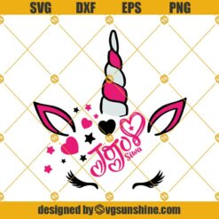 Unicorn SVG, Jo Jo Siwa Svg, Jojo Siwa Squad SVG, Little Girl Big Bows SVG PNG DXF EPS, Cutting File For Cricut, Siwa SVG