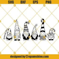 Gnome SVG Bundle, Cute Garden Gnome SVG, Nordic Gnome SVG, Gnome Clipart, Holiday Gnome SVG