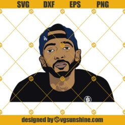 Nipsey Hussle SVG DXF EPS PNG Clipart Cricut Silhouette
