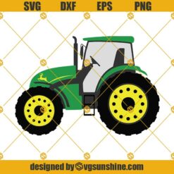 Tractor Svg, Farm Tractor Svg Dxf Eps Png Cut Files Clipart Cricut Silhouette