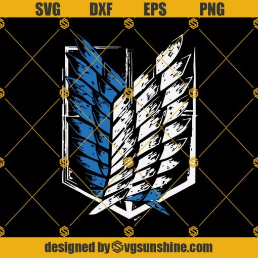 Attack On Titan Wings Of Freedom Svg Png Dxf Eps