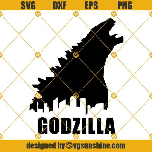 Godzilla SVG PNG DXF EPS