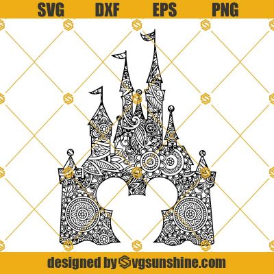 Castler Mandala SVG PNG DXF EPS Instant Download Files For Cricut ...