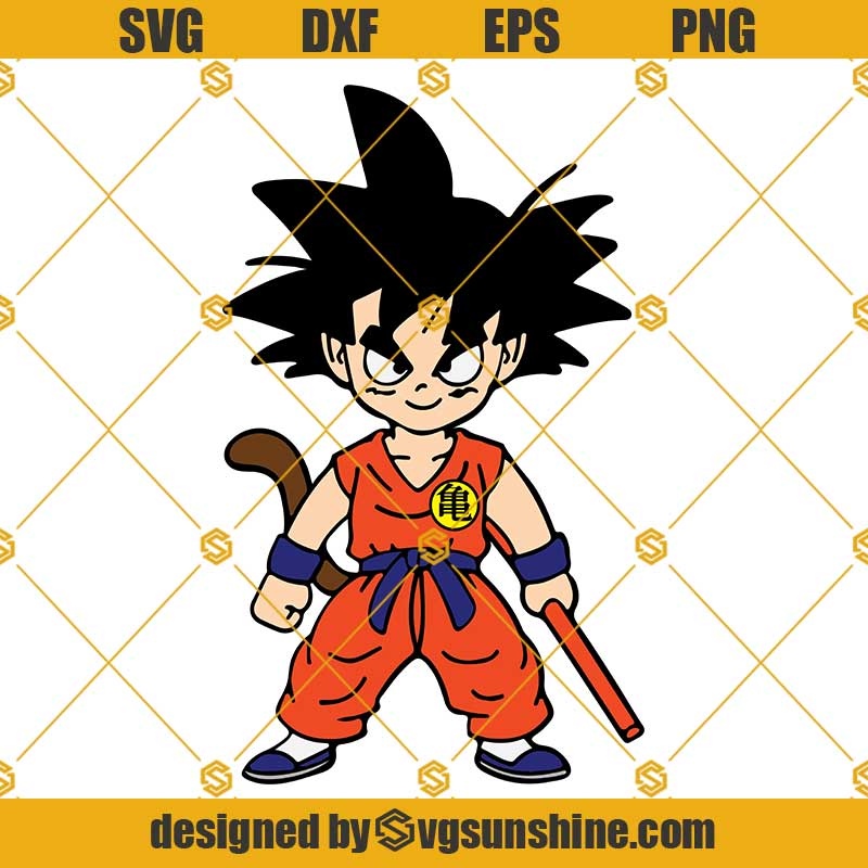 Dragon Ball Z Svg, Dxf, Eps, Png, Clipart, Silhouette and Cutfiles #1