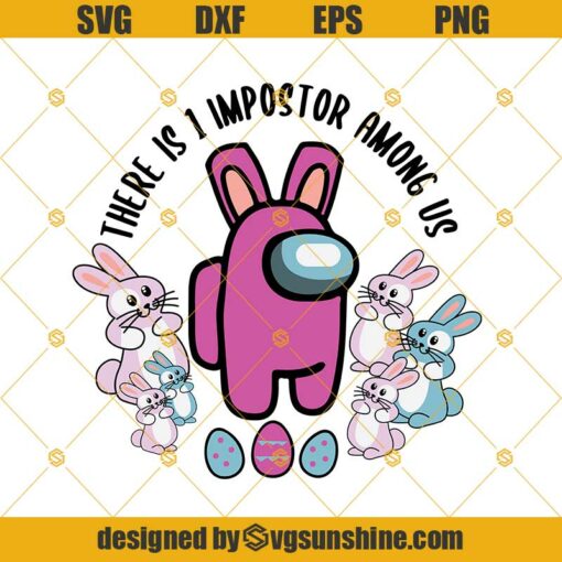 Cute Easter Bunny Impostor Among Us Png