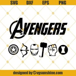 Avengers Svg, Png, Dxf, Eps, Marvel Avengers Svg, Marvel Avengers Logo Svg, Avengers Cricut, Marvel Avengers Silhouette