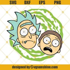 Rick And Morty Svg Dxf Eps Png Cut Files Clipart Cricut Silhouette