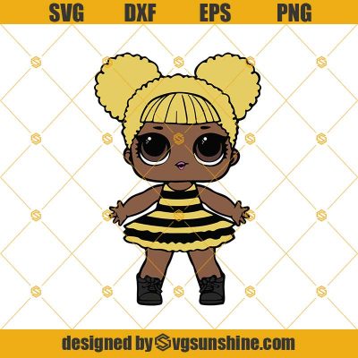 LOL Black Doll Svg, Queen Bee Svg Dxf Eps Png Cut Files Clipart Cricut ...