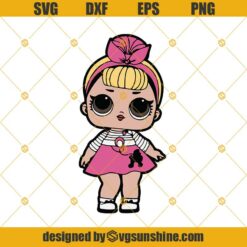 Lol Doll Pink Svg Dxf Eps Png Cut Files Clipart Cricut Silhouette