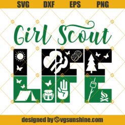 Girl Scout Svg, Girl Scout Logo Svg, Summer Svg, Scout Svg, Camping Svg Png Dxf Eps