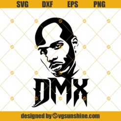 DMX Svg, Dmx Face And Logo Svg, DMX Rapper Svg, Dmx Logo Svg Dxf Eps Png Cut Files Clipart Cricut