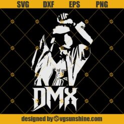 DMX Svg, Dmx Face And Logo Svg, DMX Rapper Svg, Dmx Logo Svg Dxf Eps Png Cut Files Clipart Cricut