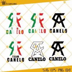 Team Canelo SVG BUNDLE, Team Canelo SVG, Canelo Alvarez SVG PNG DXF EPS