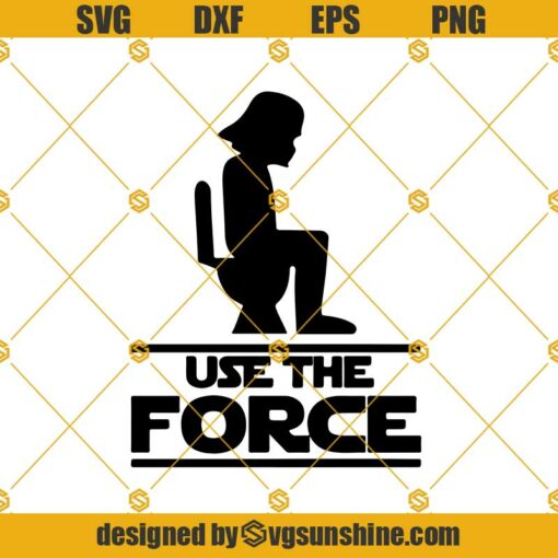Use The Force  SVG PNG DXF EPS Files For Silhouette, Use The Force SVG, Trending Svg, Aliens Png, Star Wars Funny SVG