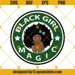 Afro Woman Black Girl Magic SVG PNG DXF EPS Files For Silhouette, Afro Woman Svg, Black Girl Magic Svg