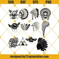 Native American  SVG PNG DXF EPS Files For Silhouette,Native Svg, Native American Svg