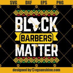 Black History Month Barber SVG PNG DXF EPS Files For Silhouette, African Pride, Juneteenth Svg