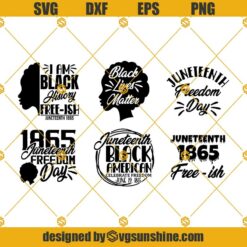 Black Lives Matter SVG PNG DXF EPS Files For Silhouette, Juneteenth, Black History, Juneteenth Bunble Svg