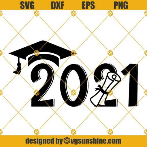 Graduation Svg, Graduation Cap Svg, Graduation 2021 Svg Cut file, Silhouette Class of 2021, Graduate Svg