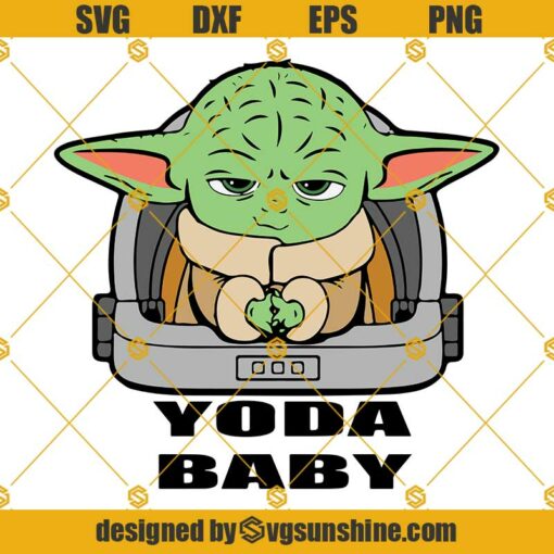 Baby Yoda Baby Boss SVG PNG DXF EPS Files For Silhouette, Baby Yoda SVG, Baby Boss SVG