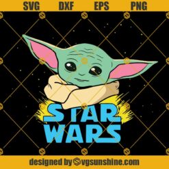 Baby Yoda SVG PNG DXF EPS Files For Silhouette,Baby Yoda SVG