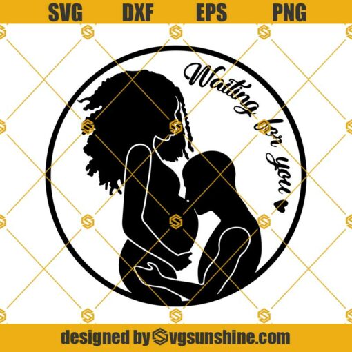 Black Mom SVG PNG DXF EPS Files For Silhouette, Mother’s Day Svg, Mom Svg