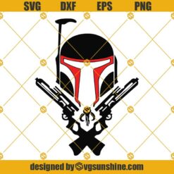 Star Wars Boba Fett SVG PNG DXF EPS Files For Silhouette, Star Wars SVG, Boba Fett SVG