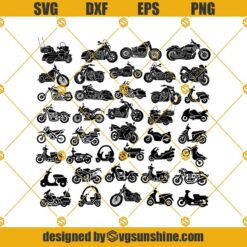Motorcycle Biker SVG PNG DXF EPS Files For Silhouette, Motorcycle Svg Biker Svg