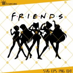 Sailor Moon Friends SVG, Sailor Moon Characters SVG PNG DXF EPS