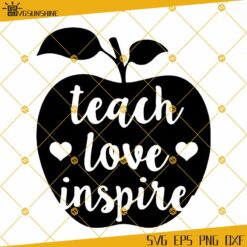 Teacher SVG, The Influence Of A Good Teacher Can Never Be Erased SVG, Teacher Heart SVG Cut File For Cricut, Silhouette