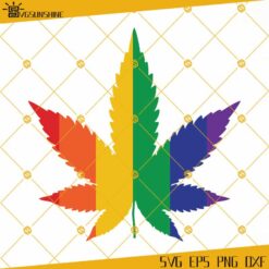Marijuana LGBT Pride SVG, Weed SVG, Cannabis SVG, Pride SVG