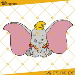 Dumbo SVG, Dumbo PNG DXF EPS, Dumbo Cut File, File Silhouette, Printable File, Clipart