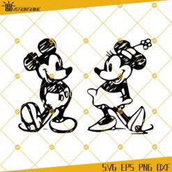 Mickey And Minnie Mouse SVG, Disney Mickey SVG, Mickey Mouse SVG, Mickey Mouse Cut File, Disney SVG