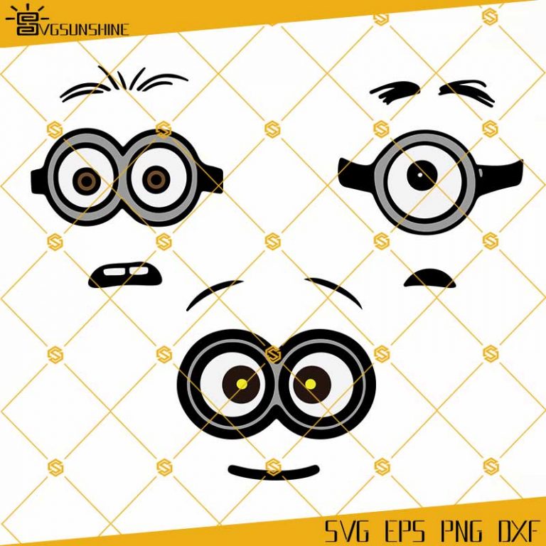 Minion Despicable Me SVG DXF EPS PNG Clipart Cricut Silhouette - Sunshine