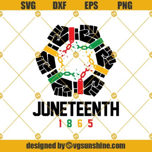 Juneteenth Supportive Black African American Svg, Freedom Day, Juneteenth Svg