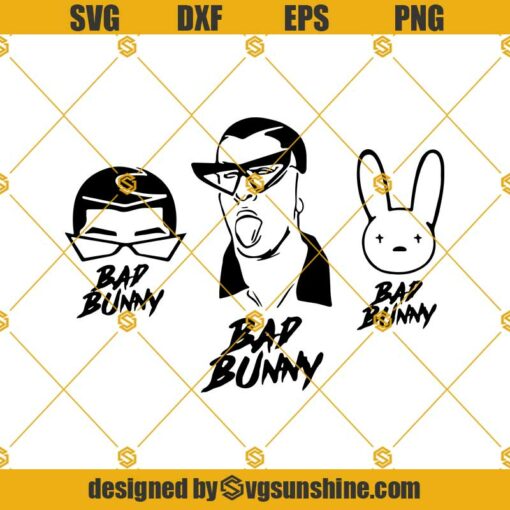 Bad Bunny Bundle Svg, Bad Bunny Svg, Bundle Svg